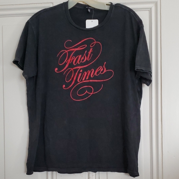 R13 NwT Fast Times Black T-Shirt